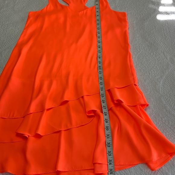 Orange Neon Dress Size Small - Picture 6 of 7